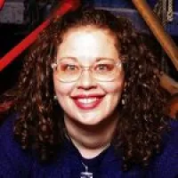 a person with long hair