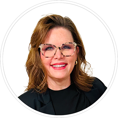 a woman with blonde hair