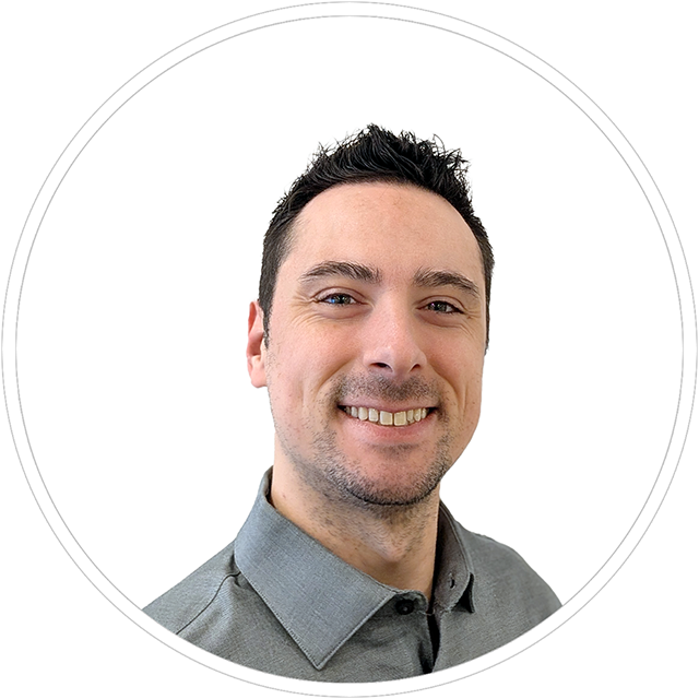 a man wearing glasses